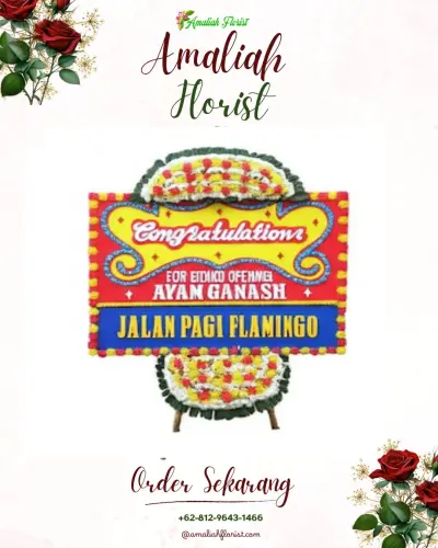 Bunga Papan Congratulation di Gedongkiwo